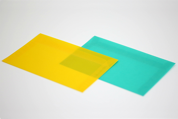 Translucent Colored Envelope